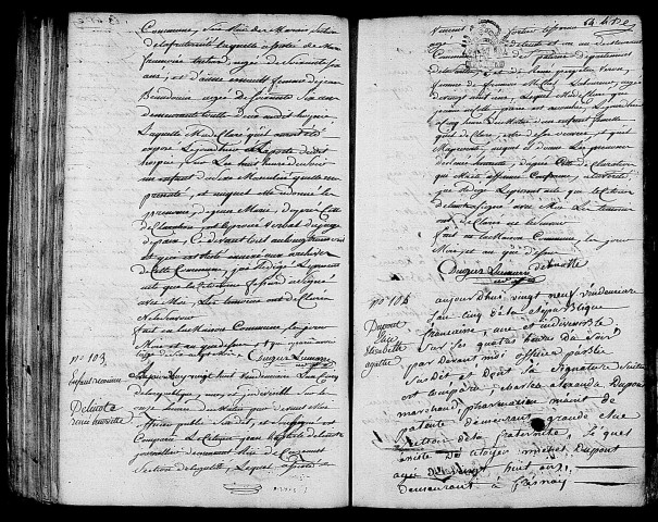 Acte de naissance de Jean Marie enfant trouvé (18 octobre 1796),acte de DELINOTE Renée Henriette (18 octobre 1796),acte de naissance de DUPONT Elise Elisabeth Agathe (19 octobre 1796).
