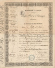 Passeport de Louise Boullay veuve Mesnier dite Louise Vallory (24 juin 1876).