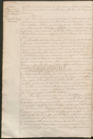 Registre des délibérations du conseil municipal (10 novembre 1848 - 12 octobre 1852)