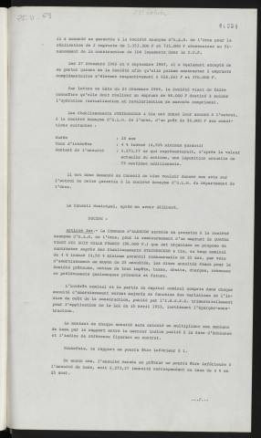 Acquisitions, extension du centre aéré Saint Germain du Corbeis.