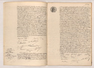 Acte de mariage de MAUBERT Aignan Charles Marcel Marie et VALLÉE Marguerite Marie Adélaïde (17 octobre 1905), acte de mariage de GUILLARD Grégoire Théodore et METAYER Juliette Marie Augustine (20 octobre 1905)