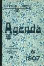 Grands Magasins du Gagne-Petit, publicité : agenda (1907).