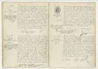 Acte de naissance de PEYRE Lucienne Suzanne Juliette (8 avril 1914),acte de naissance de COURCELLE Bernadette Marie Josèphe (9 avril 1914),acte de naissance de GODEFROY Odette Madeleine (10 avril 1914),acte de naissance de CHATELLIER Roger Ernest Paul (11 avril 1914).