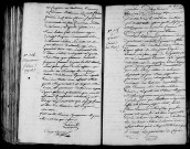 Acte de naissance de HUBERT Frédéric Auguste (25 octobre 1796),acte de naissance de LERMIER Charles René Marie (24 octobre 1796).