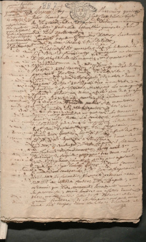 Registre des délibérations du conseil de Ville (14 mai 1738-20 juillet 1756)