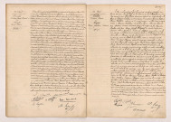 Acte de mariage de MENARD Octave Joseph Marcel et CHAPELLE Louise Marie (14 Août 1908), VACHER Ludovic Marie et NUGUE Marie Joséphine Isidorine (14 Août 1908).