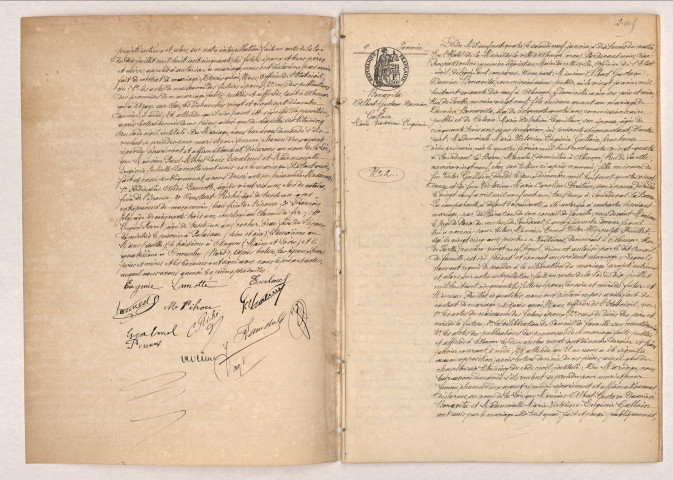 Registre des actes de mariage (1904).