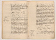 Acte de mariage de POINÇON Georges Emile Louis et MERCIER Eugénie Marie (26 Janvier 1907), GAUCLIN Louis Paul Eugène et GAHENAU Marie Augustine (26 Janvier 1907), LOISNARD Joseph Jean Baptiste et BRY Berthe Eugénie (26 Janvier 1907).