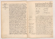 Acte de mariage de MOLLARET Henri Joseph Alphonse et VAUX Ernestine Célestine Marie, veuve PERREAUX (16 août 1910), Acte de mariage de JUIGNET Emile René et HUPPÉ Rachelle Louise Emilienne (20 août 1910).