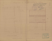 permis de construire n°44, Surélévation d'une maison d'habitation Rue Fromentin Alençon, (date de décision : 1936), (auteur du projet, architecte : HENRIET (entrepreneur)).