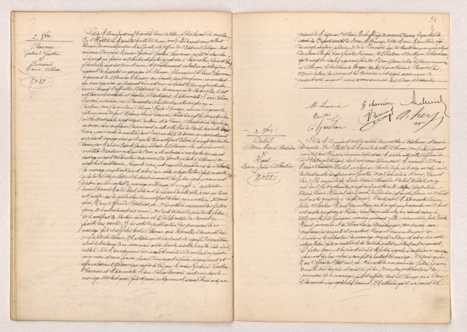 Acte de mariage de CHAUVEAU Gabriel Gaston et LEMARIÉ Marie Célina (02 octobre 1909).
