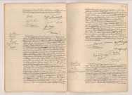 Acte de mariage de GESLAIN Désiré Charles Auguste et WATREMEZ Constance Victorine Camélia (3 novembre 1905), acte de mariage de POUPARD Léopold et BERNARD Marguerite Louis (4 novembre 1905), transcription de jugement de divorce de HAULLEVILLE Amour et MICHEL Marie Anne Françoise (8 novembre 1905).