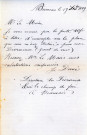Foire de la Chandeleur (1870), demandes de boutiques sous la coupole de la Halle au Blé, sur la place d'Armes : états nominatifs, correspondance, flyers, plans, mémoires.