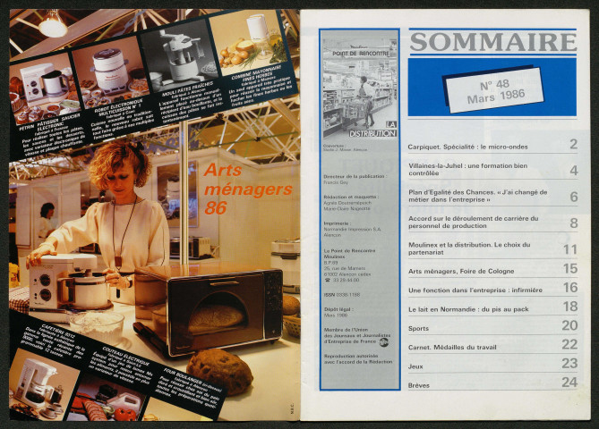 Le Point de rencontre Moulinex n°48 ( mars 1986)