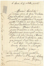 Foire de la Chandeleur (1889-1892), demandes de boutiques sous la coupole de la Halle au Blé, sur la place d'Armes : états nominatifs, correspondance, flyers, plans, mémoires.