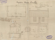 permis de construire n°1, Construction d'une maison d'habitation, Sente du Moulin Saint-Paterne, (date de décision : 01/09/1926), (auteur du projet, architecte : GERARD (entrepreneur)).