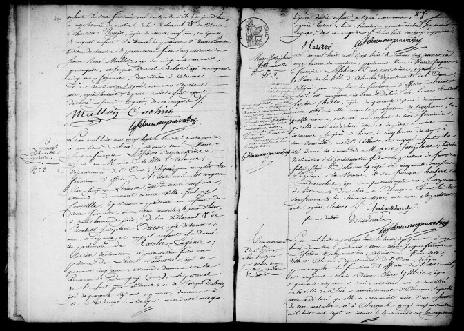 Registre des actes de naissance et adoption (1828).