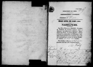 Registre des actes de naissance (1855).
