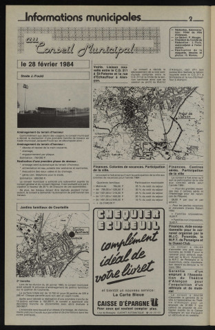 Alençon Notre Cité, journal d'information municipale et districale n°68 (avril 1984).