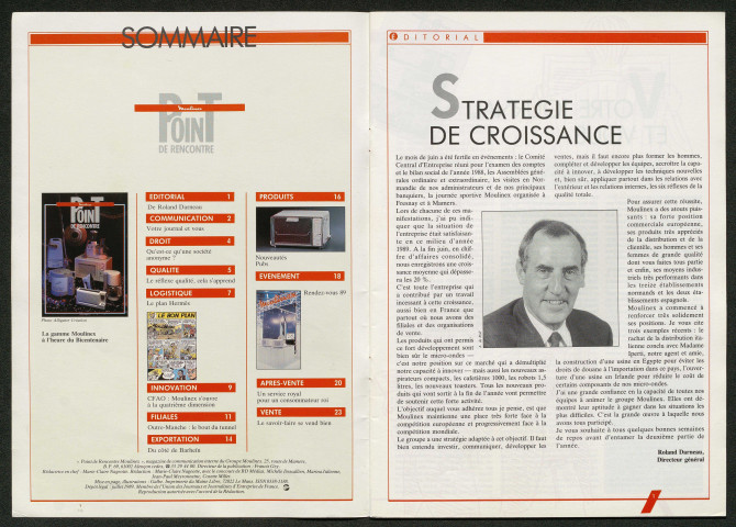 Le Point de rencontre Moulinex n°56 ( juillet 1989)