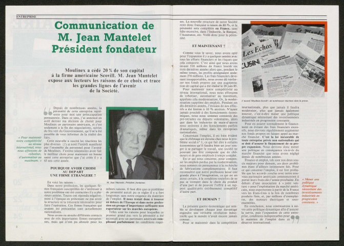 Le Point de rencontre Moulinex n°46 ( juillet 1985)