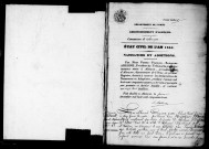 Registre des actes de naissance et adoption (1854).