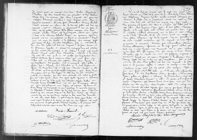 Registre des actes de mariage (1867).