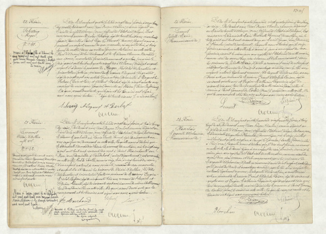 Acte de naissance de SCHWEIG Roger (22 février 1904),acte de naissance de LEPROVOST Désiré Arthur enfant naturel (21 février 1904),reconnaissance de LEMUET Juliette Marie (24 février 1904),reconnaissance de PLANCHAIS Marguerite Alphonsine (24 février 1904).