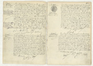 Acte de naissance de HAUTECLOCQUE Louis François Marie (6 août 1812),reconnaissance de CARRE Marcel André (9 août 1912),reconnaissance de QUINCET Edmond Georges (9 août 1912),acte de naissance de ACHARD DE LA VENTE Robert Emile Auguste (11 août 1912).
