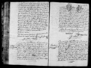 Acte de naissance de MOISY Marguerite Charlotte (25 juillet 1794),acte de naissance de METTAYER Marie Hyacinthe (25 juillet 1794),acte de naissance de BEAUDOIN Pierre Noël (27 juillet 1794).