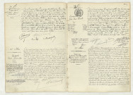 Acte de naissance de GRIGNAND Christiane Marie Jacqueline (21 octobre 1911),acte de naissance de BOGORIS Louis Alexandre (25 octobre 1911),acte de naissance de ESPAGNE Jean Louis Charles (27 octobre 1911),transcription du jugement de désaveu de MERCY Albert Charles (27 octobre 1911).