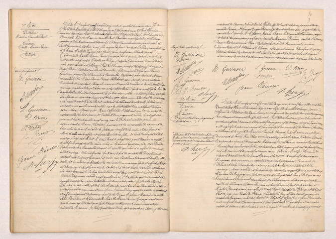 Acte de mariage de BOURDON Maurice Camille Paul et GUESNON Marthe Marie Louise (11 mai 1909), Transcription d'un jugement de divorce de MERCIER et MAUPOU (12 mai 1909).
