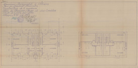 permis de construire n°26, Construction de 2 maisons d'habitation Rue Général Fromentin Alençon, (date de décision : 1933), (auteur du projet, architecte : MEZEN Albert).