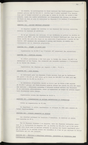 Budget primitif 1967.