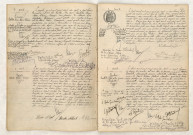 Acte de naissance de LECUYER Laëtitia Renée Marie Thérèse (04 avril 1917), Acte de naissance de PÉCATE Albert Henri Arsène (06 avril 1917), Acte de naissance de LAMARRE Joseph Adrien (07 avril 1917), Acte de naissance de MARLIER Paulette Marguerite Jeanne Michelle (08 avril 1917).