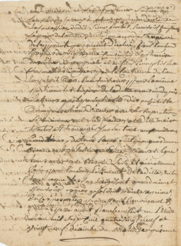 Acte de procuration donné à Pierre Jacques Alix par son frère Claude Joseph Alix (29 décembre 1789 - 30 août 1790) pour la vente de la maison sise 45-47 rue Cazault au sieur Desroches Duparc.