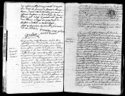 Acte de naissance de VERRIER François Clément Léonard (8 novembre 1794),acte de naissance de LACROIX Marie Elisabeth enfant naturel (10 novembre 1794),acte de naissance de CHANTEAU René Louis (10 novembre 1794).