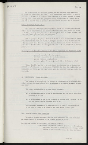 Voirie, aménagement du C.D 26.