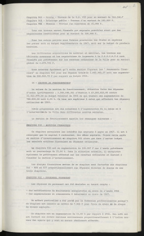 Budget primitif 1967.
