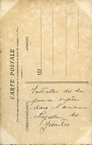 Alençon, Bibliothèque (XVIIIe siècle), La Normandie Archéologique et Pittoresque, carte postale noir et blanc n°350, photographe éditeur E. Pasquis, (date cliché 1907-1908), (9x14), collection particulière Maryvonne Thoréton.