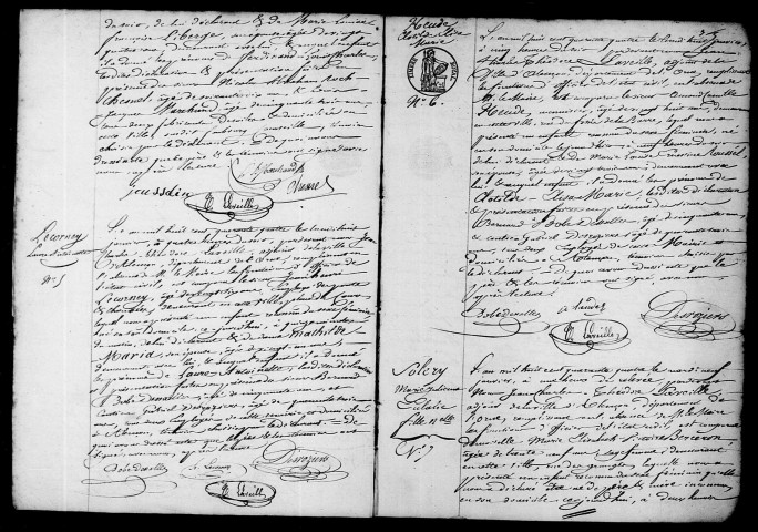 Registre des actes de naissance et adoption (1844).