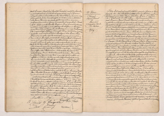 Acte de mariage de LOISNARD Joseph Jean Baptiste et BRY Berthe Eugénie (26 Janvier 1907), CHAUVEL Raoul Ernest et RAMOND Augustine Cécile veuve BOUDIER (01 Février 1907).