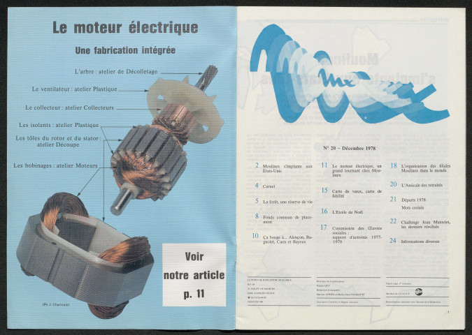 Le Point de rencontre Moulinex n°20 (décembre 1978)