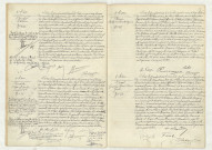 Acte de naissance de AMIARD Madeleine (2 mars 1906), acte de naissance de LEMAITRE Olga Madeleine enfant naturel (4 mars 1906), acte de naissance de PINCON Berthe Antoinette Agnès (6 mars 1906), acte de naissance de DUVAL Geneviève Marie Léonie Gisèle (6 mars 1906).