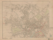 Alençon, plan d'aménagement, d'extension et d'embellissement (éch : 1/2000) (Feldtrauer, société d'entreprises Photo aériennes Paris), plan topographique, feuille 1.