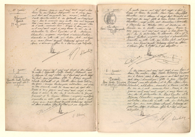 Registre des actes de décès (1920).