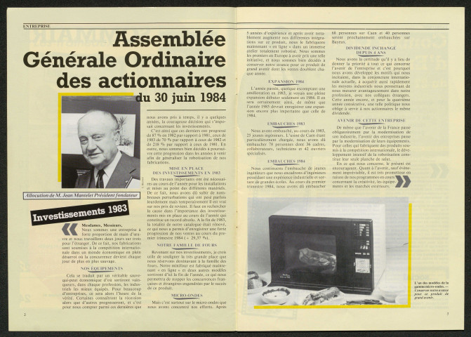 Le Point de rencontre Moulinex n°43 ( septembre 1984)
