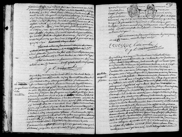 Acte de naissance de PLANCHAIS René Jean (31 octobre 1793),acte de naissance de LEVESQUE Jacqueline Zélie Victoire (31 octobre 1793),acte de naissance de MABILLE Auguste Pierre (30 octobre 1793)..