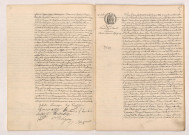 Acte de mariage de TOUCHARD Eugène Léon Jules et SAUVAGE Juliette Augustine Agathe (12 Octobre 1907), POUPET François Emile Benoit et LHEUREUX Amélie Clémence Marguerite (12 Octobre 1907).
