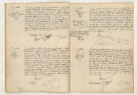 Reconnaissance de VANTHONNE Germaine Jeanne (25 juillet 1917), Acte de naissance de PÉTIN Madeleine (23 juillet 1917), Acte de naissance de PHILIPPEAU Albert (5 juillet 1917), Reconnaissance de DERENNES Carlos Pierre (19 juillet 1917).